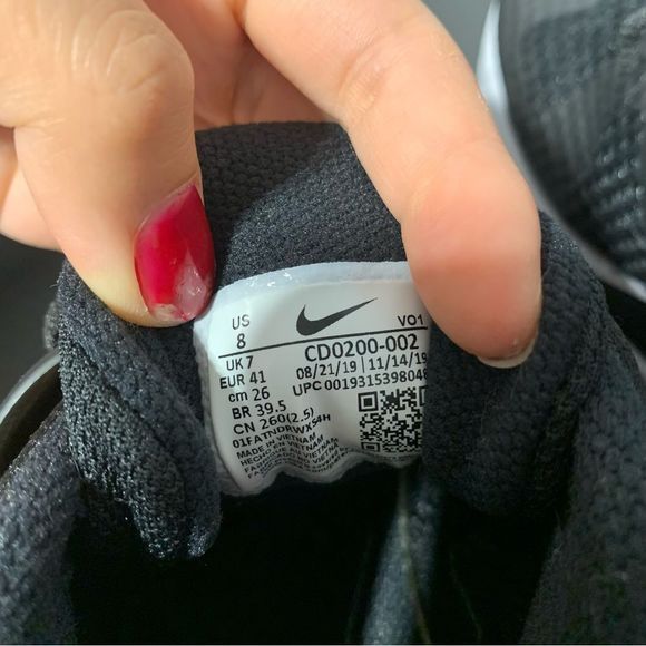 Nike Skin Black & White Training Nike Renew size US 8 CD0200 002 running shoes - Picture 4 of 9